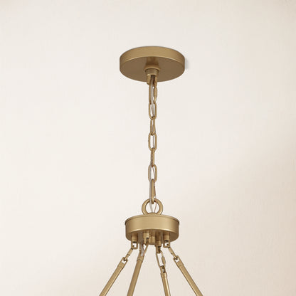 Vellum Round Chandelier 48"D