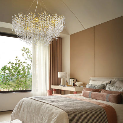Lustre Branches Round Chandelier 48"