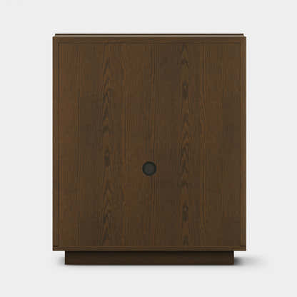 Alvar Arched 32" Oak Storage Cabinet with Drawers