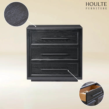 Alvar 31.5″ Oak 3-Drawer Chest