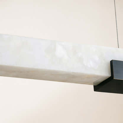 Caliora Alabaster Linear Chandelier