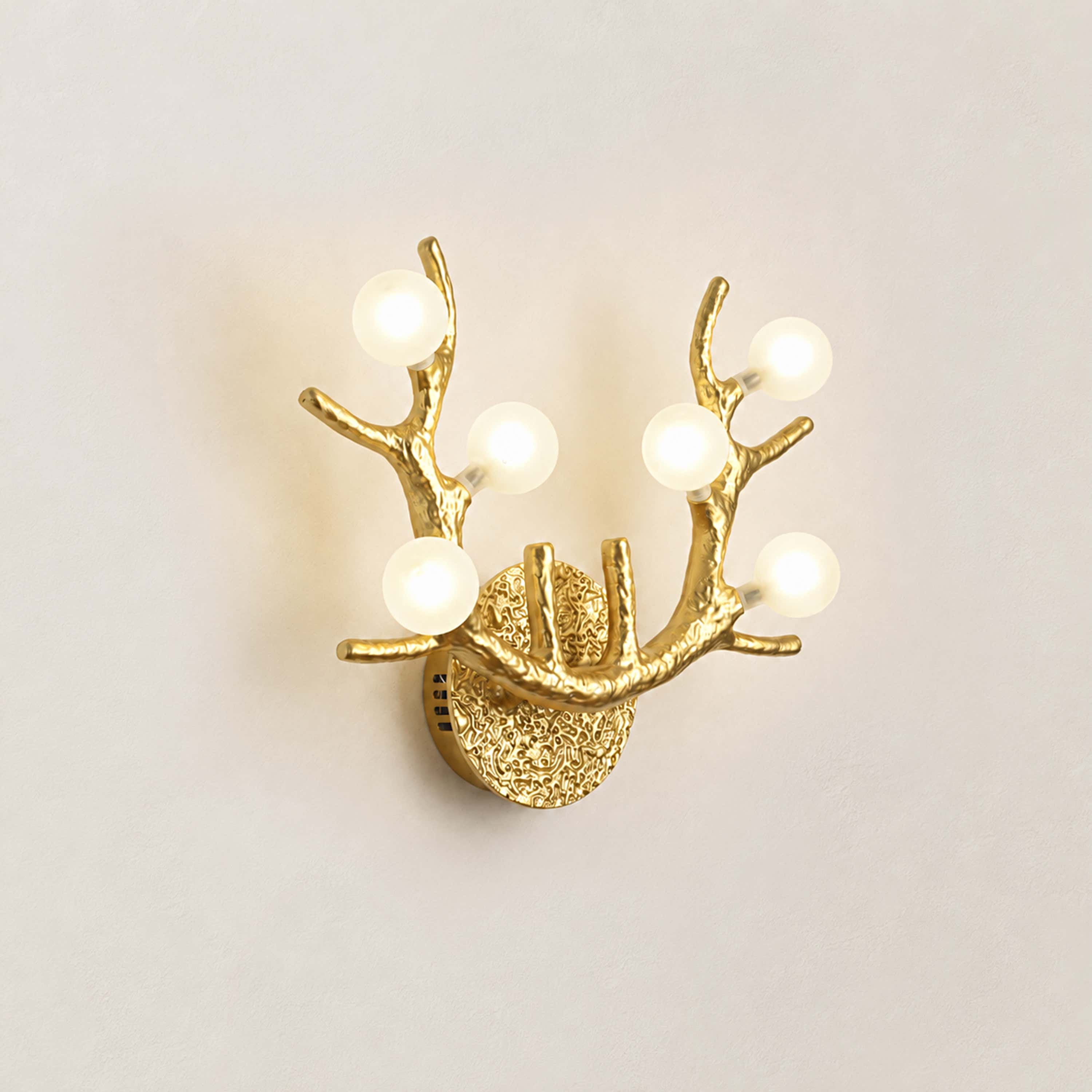 Cervia Antler Branch Wall Sconce 15"W
