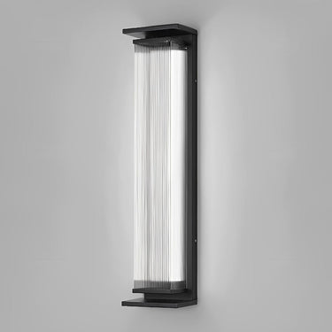 Creative Strip Waterproof Black Modern LED Wall Lamp Outdoor Wall Lights