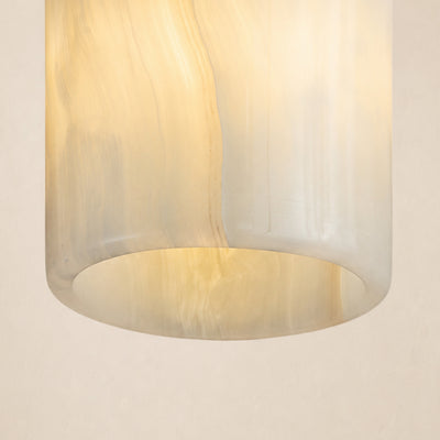 Pietra Ivory Stone Mini Pendant 3.5"D