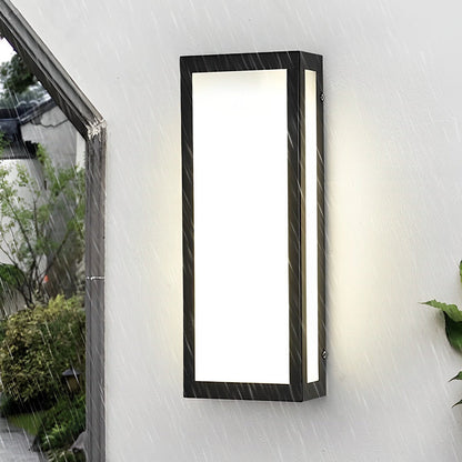 Solaris Rectangular Waterproof Outdoor Wall Light