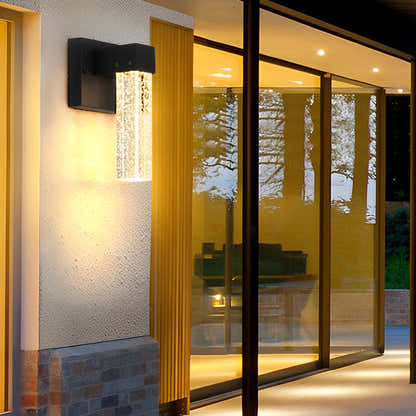 Aquatica Crystal Bubbles LED Outdoor Wall Light