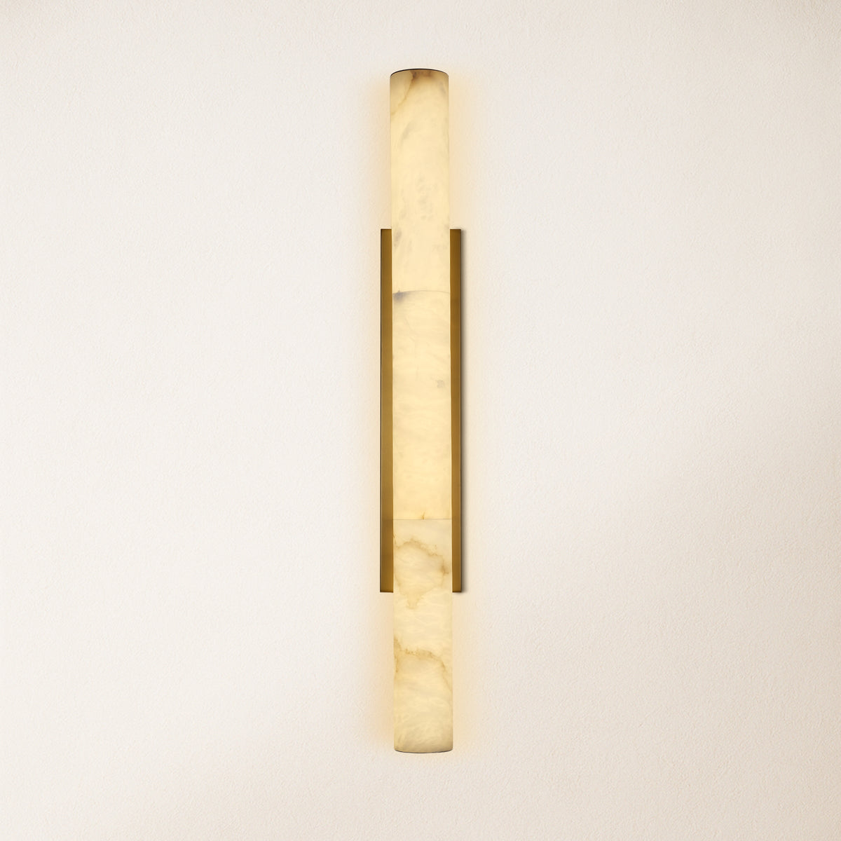 Sylvia Palladian Alabaster Wall Sconce 36"H