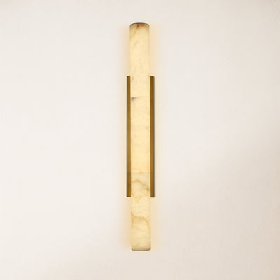 Sylvia Palladian Alabaster Wall Sconce 36"H