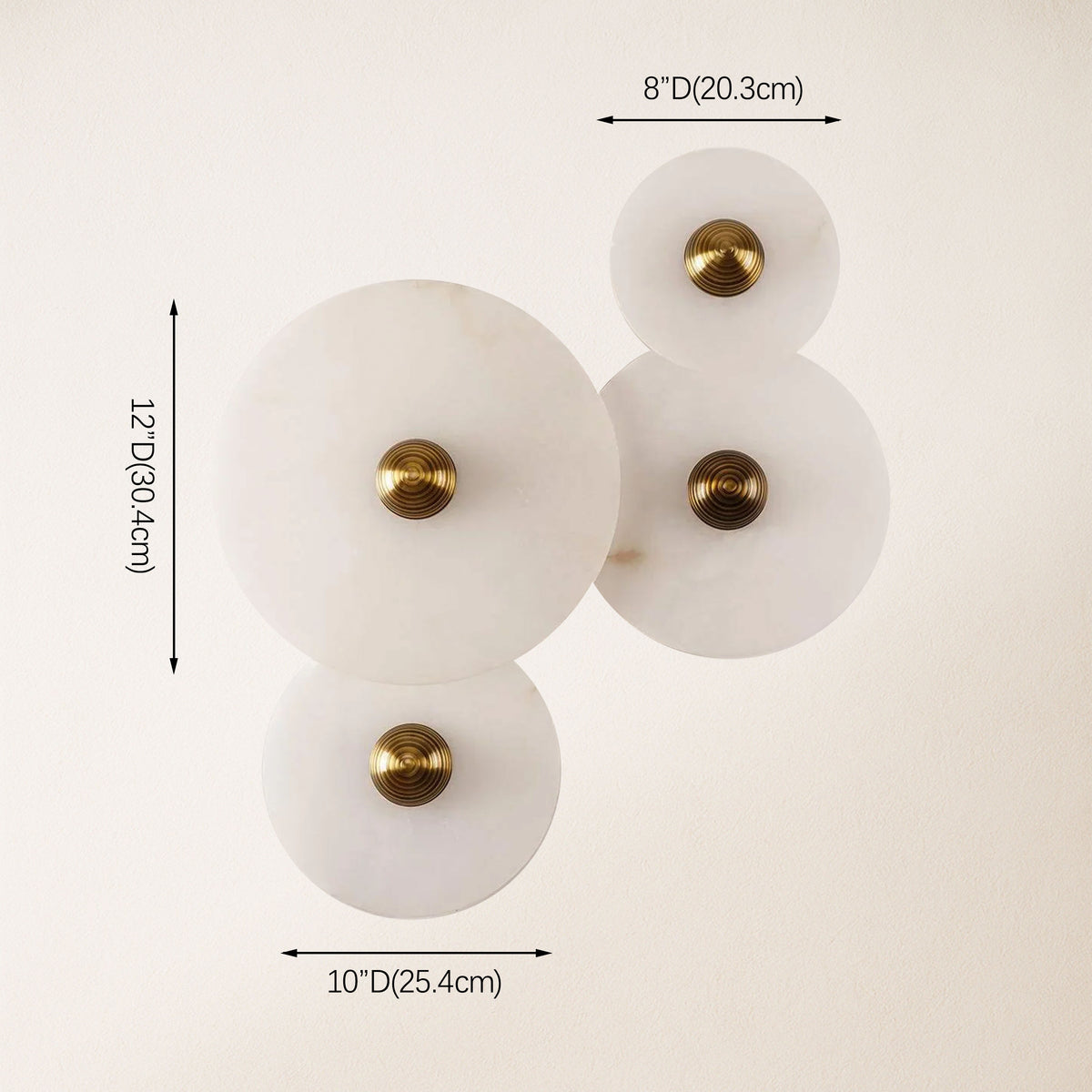 Miles Alabaster 4-Light Wall Sconce