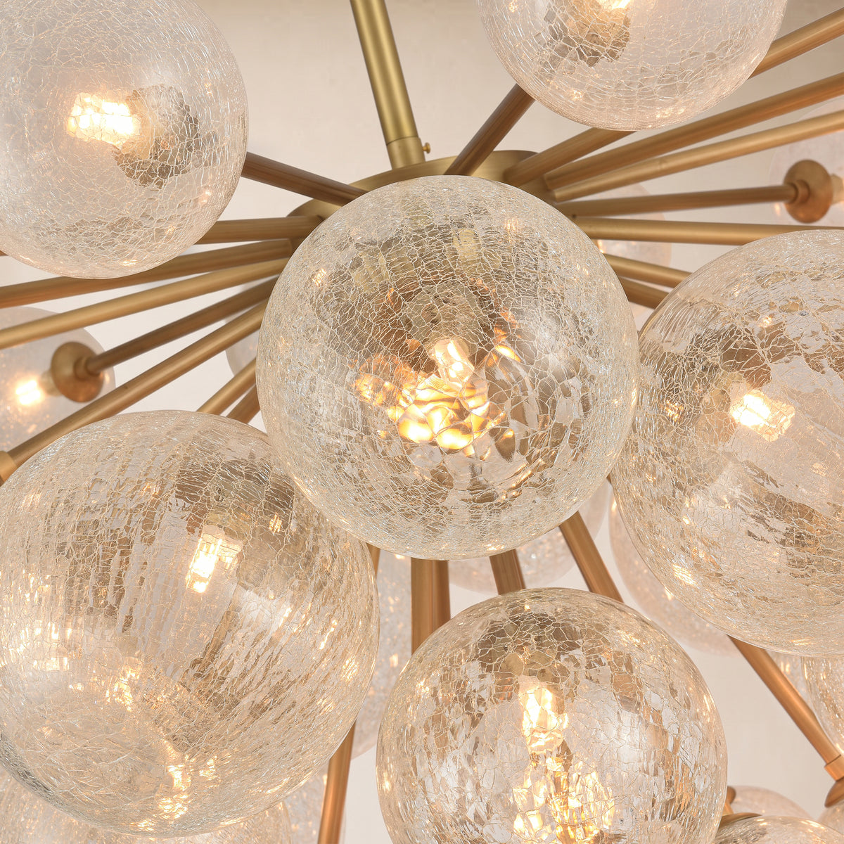 Elowen Glass Globe Cluster Chandelier 35.8"D 