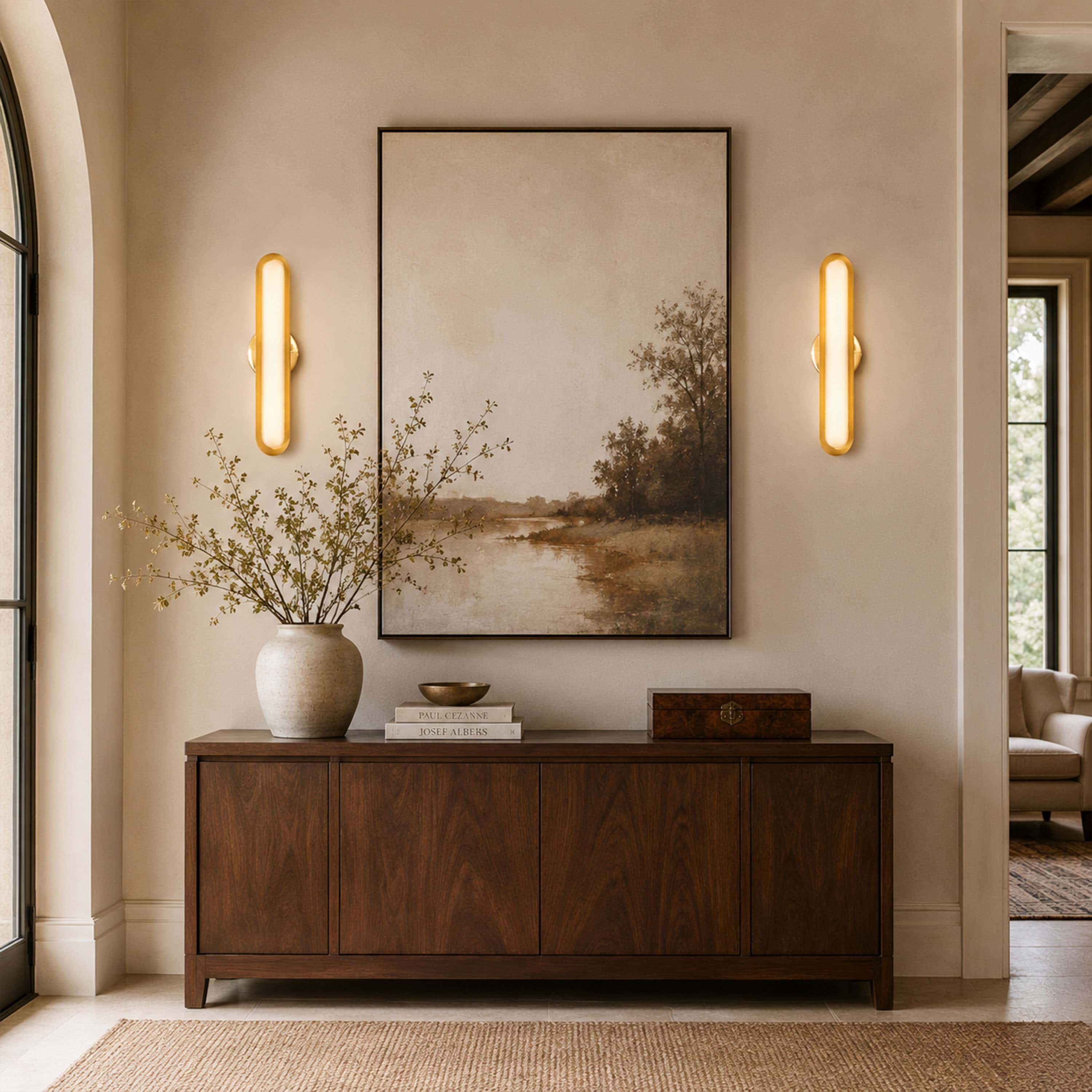 Ovida Glass Oval Wall Sconce