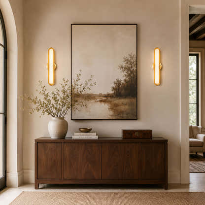 Ovida Glass Oval Wall Sconce