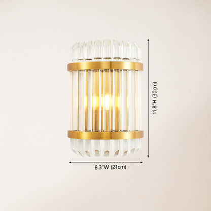 Oryana Crystal Icicle Wall Sconce 8.3"