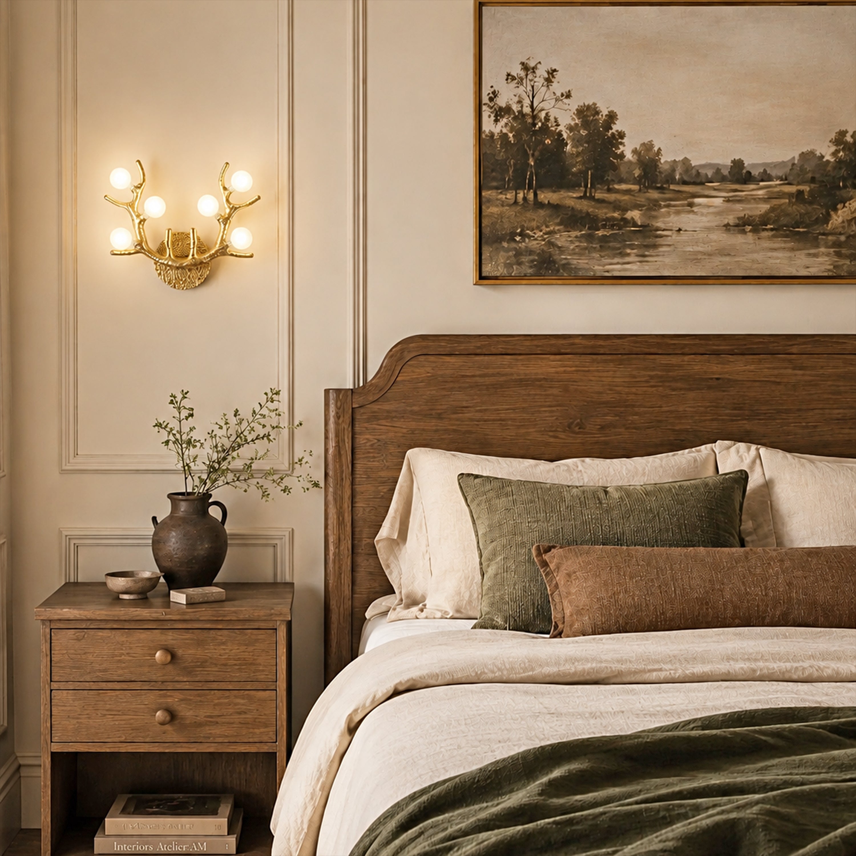 Cervia Antler Branch Wall Sconce 15"W