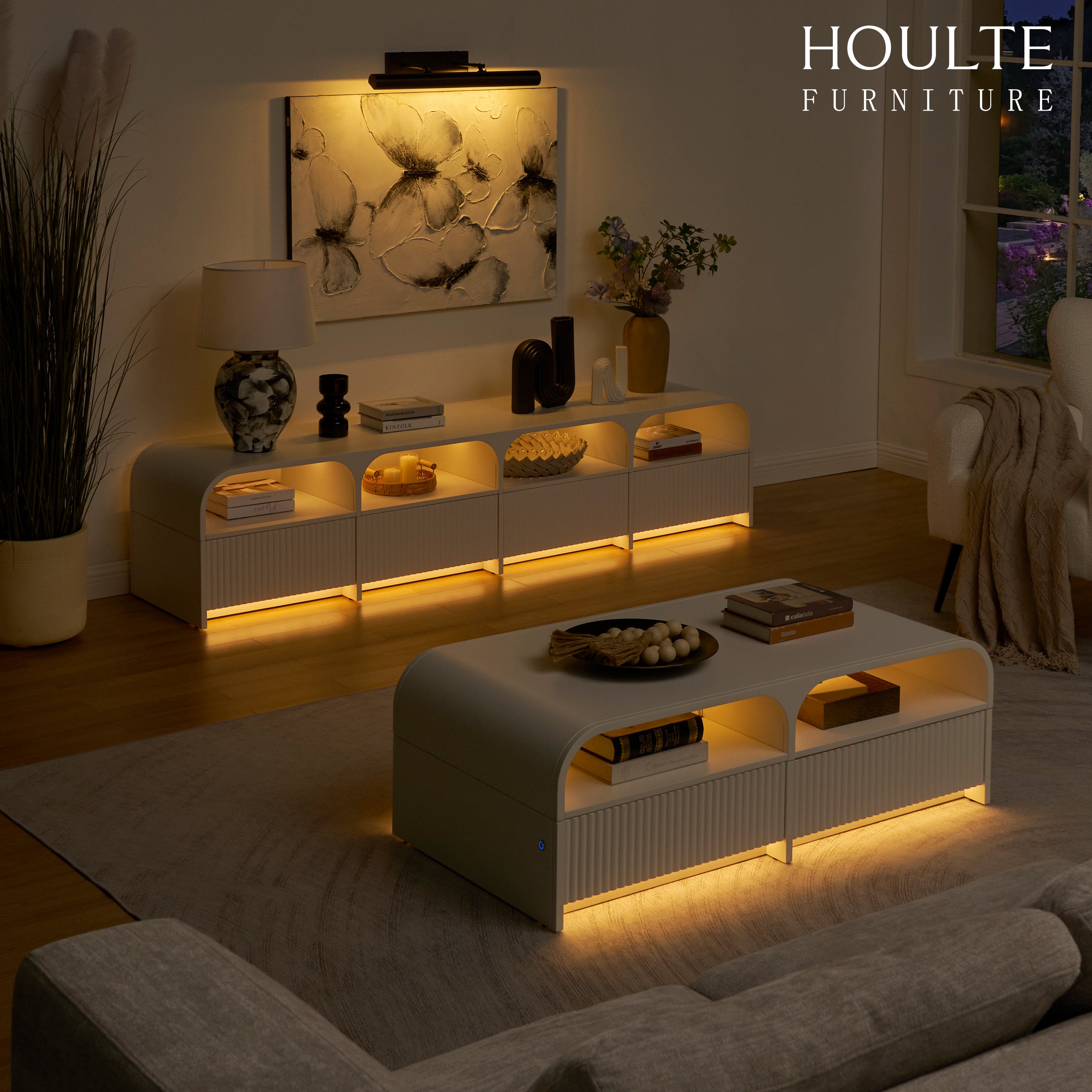 Naru Media Console 79.9" W