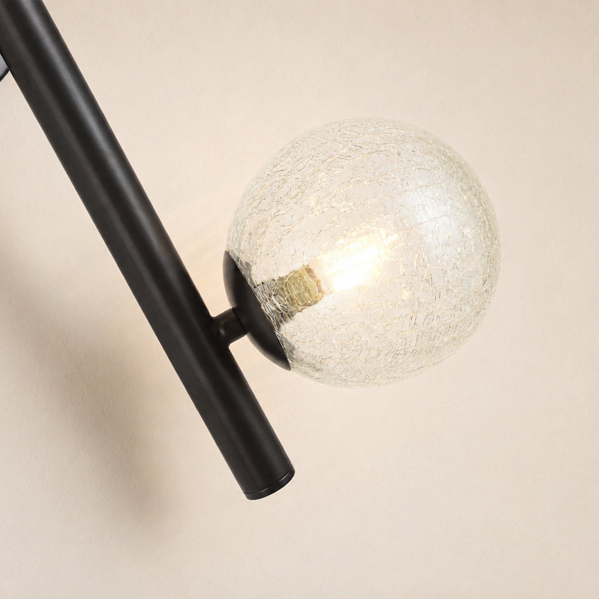 Elowen Glass Globe Wall Sconce 20"H