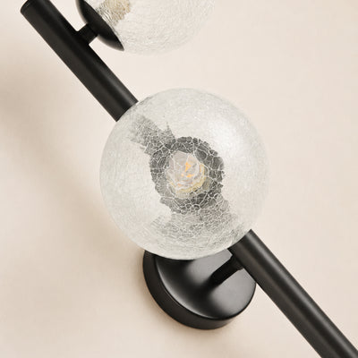 Elowen Glass Globe Wall Sconce 20"H