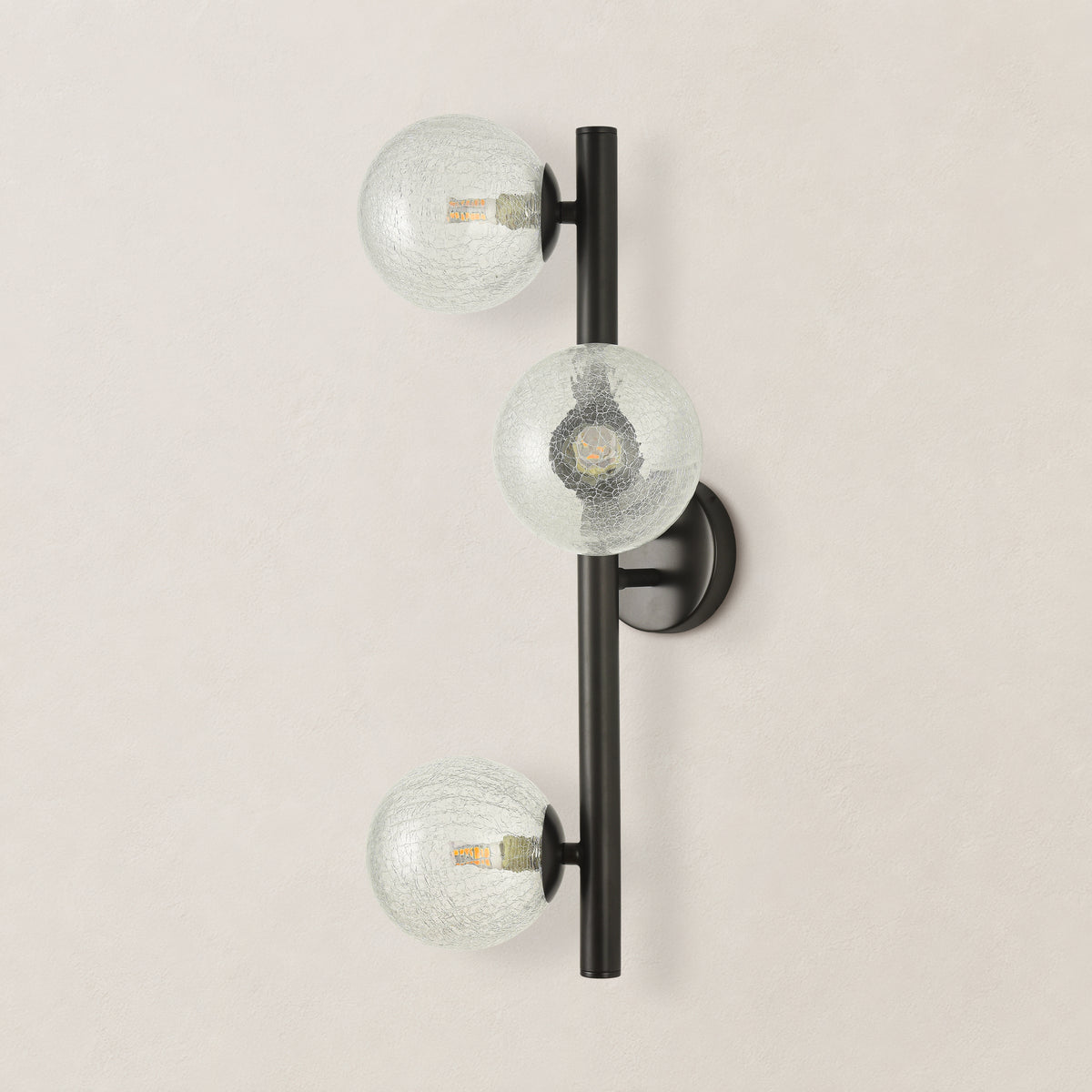 Elowen Glass Globe Wall Sconce 20"H