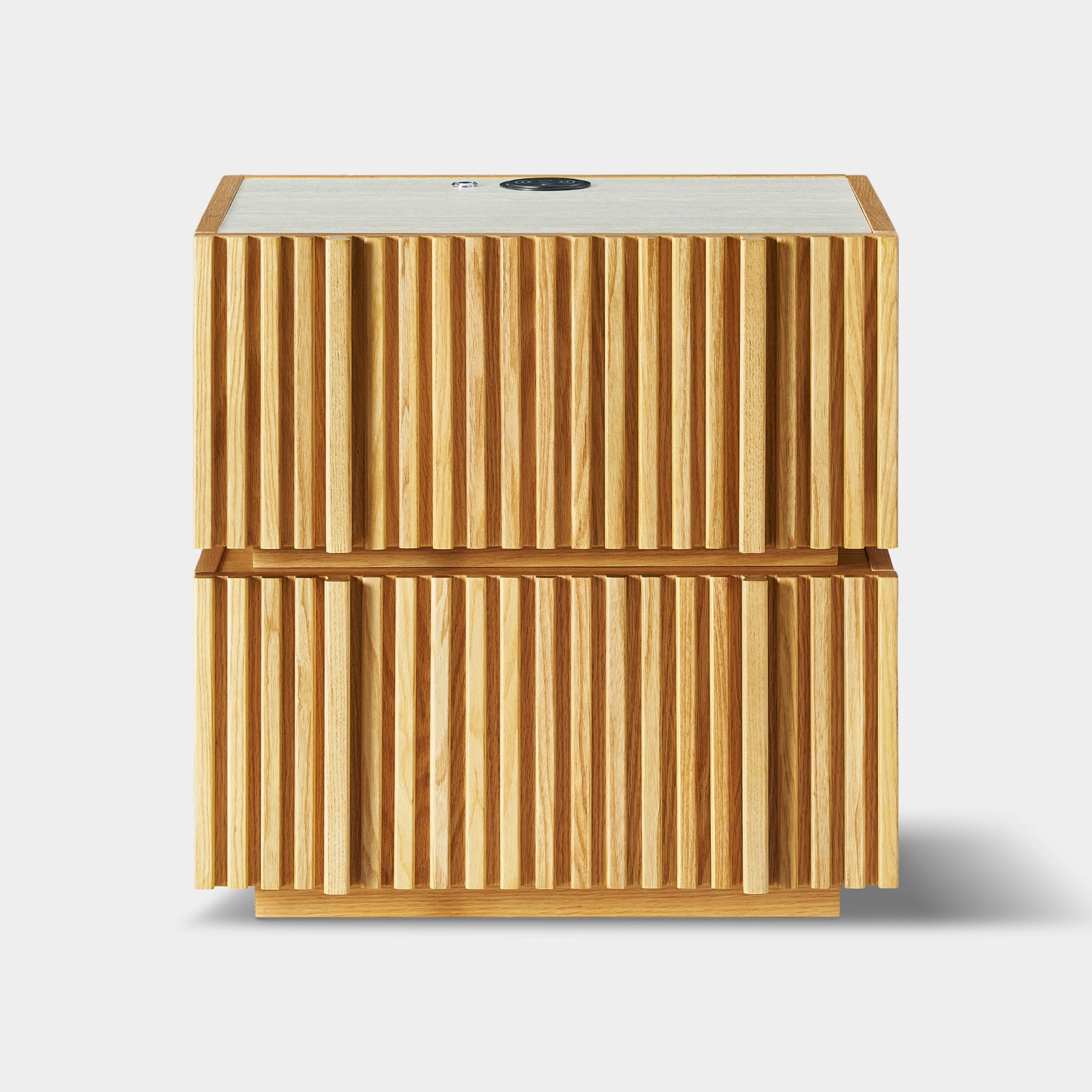 Isla Oak Nightstand 19.7" W