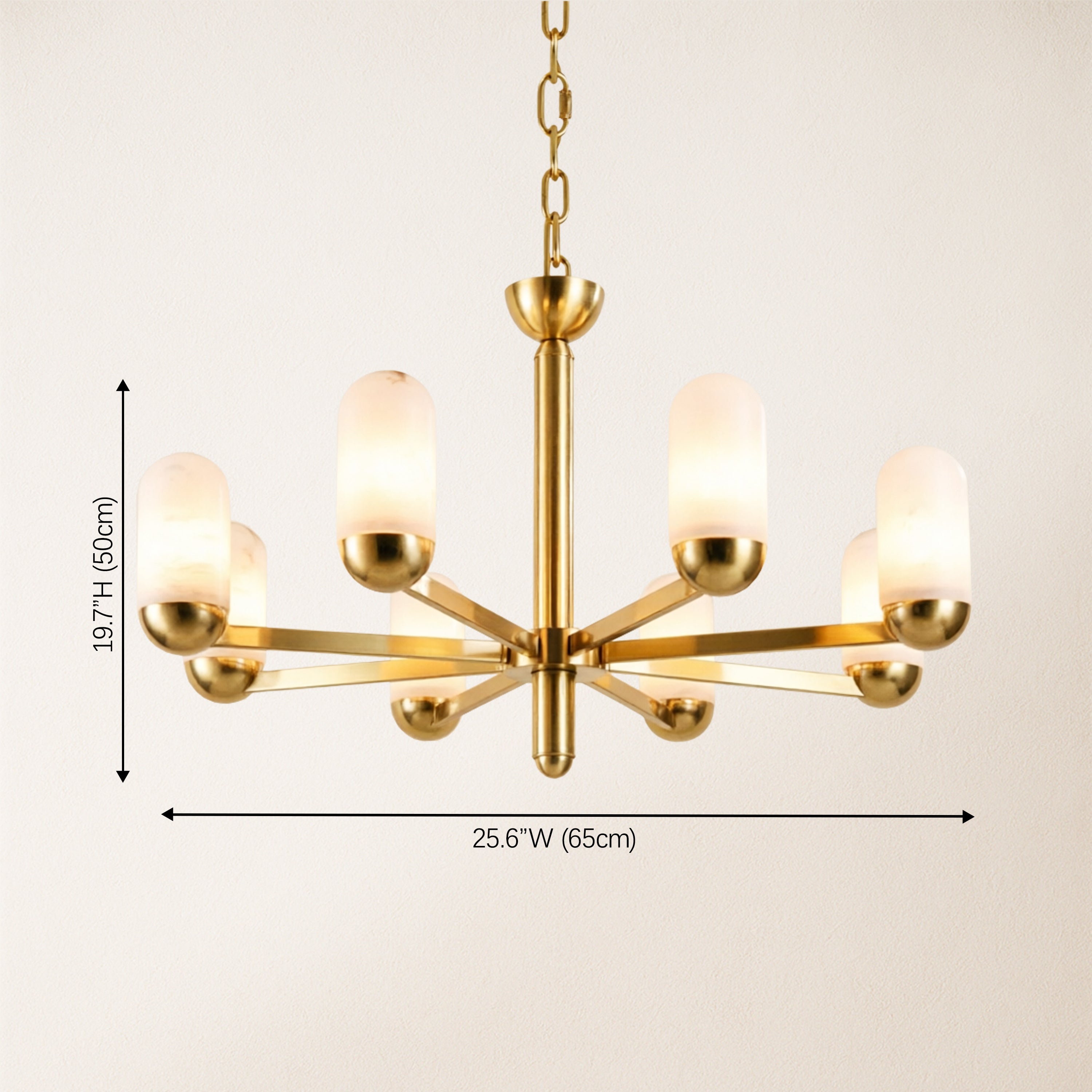Noctra Alabaster Chandelier
