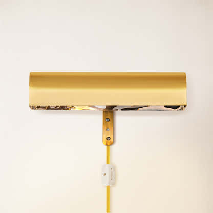 LumiArc Brass Gallery Picture Light 12"W