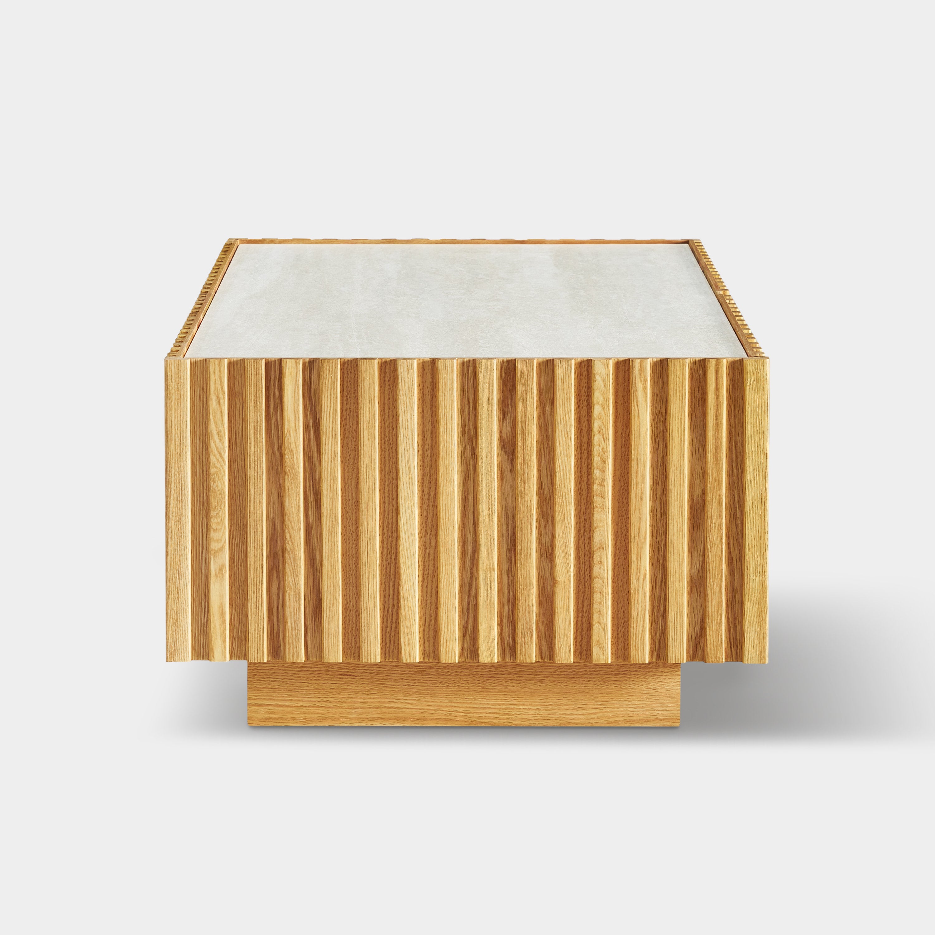 Isla Oak Sintered Stone Rectangle Coffee Table 47"