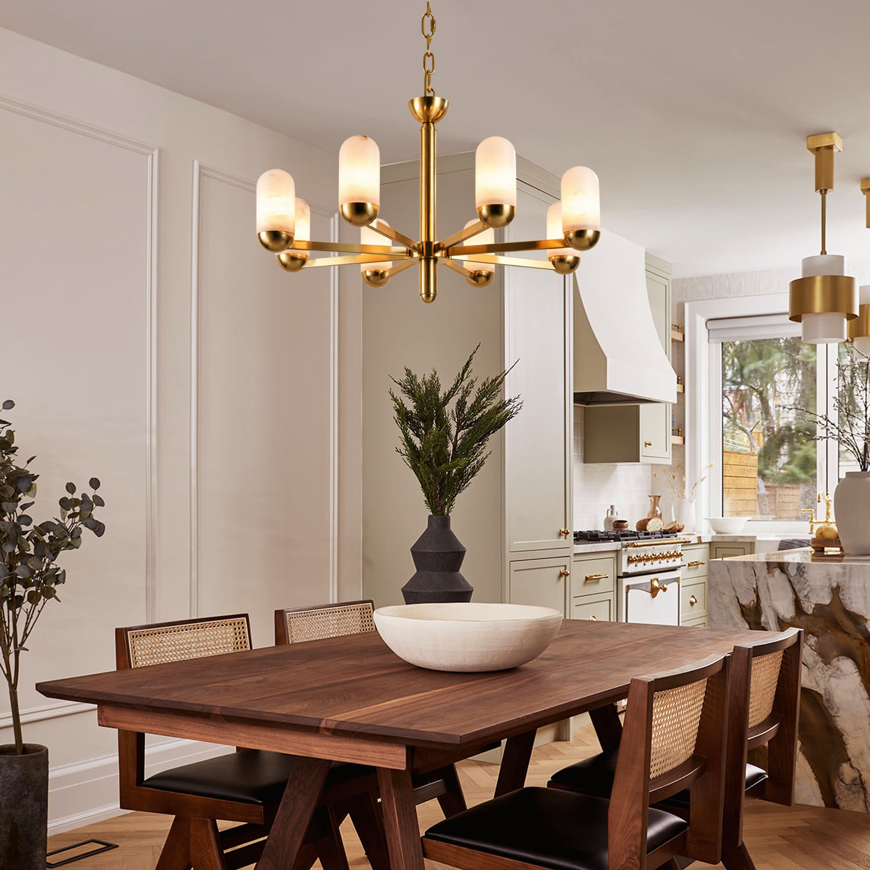 Noctra Alabaster Chandelier