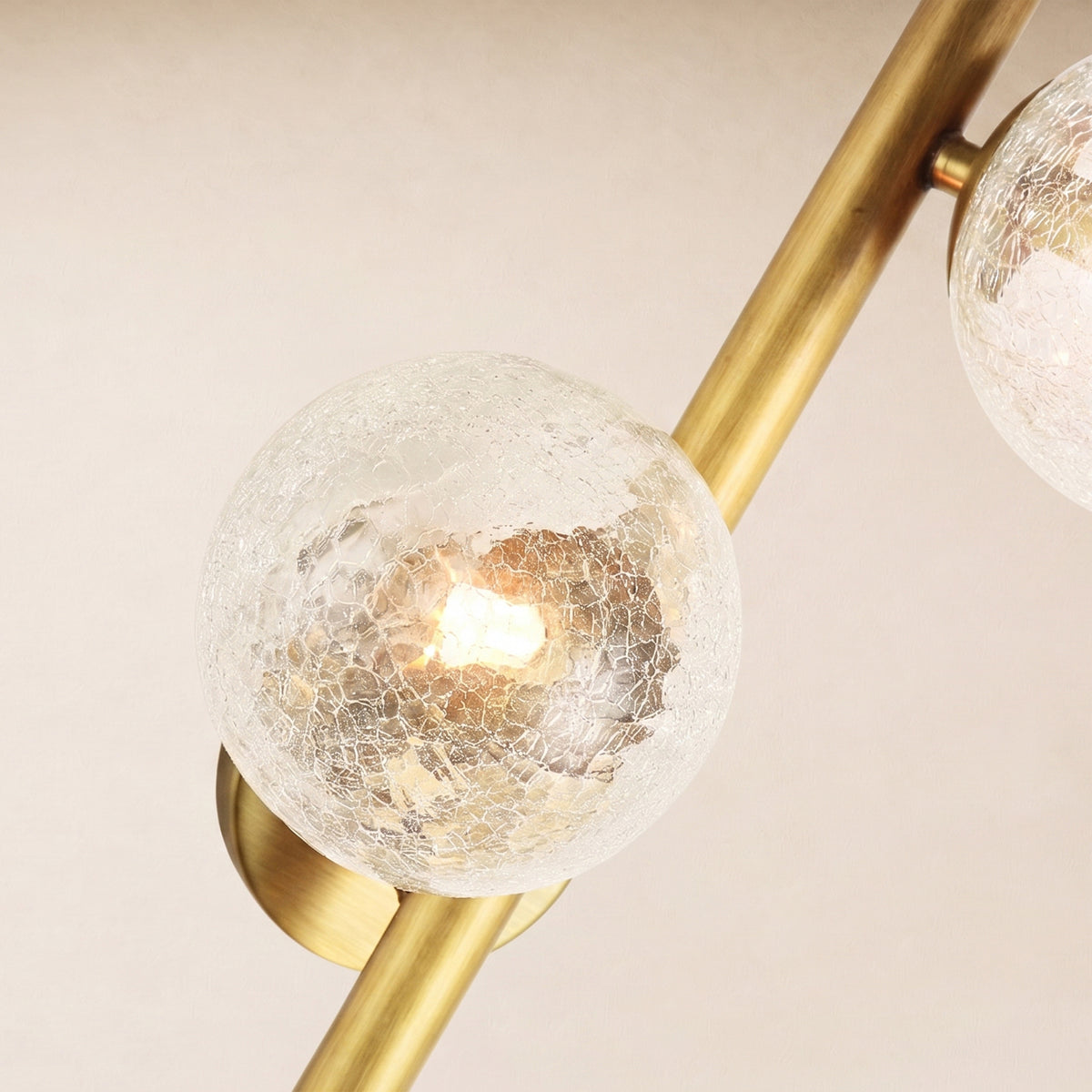 Elowen Glass Globe Wall Sconce 20"H