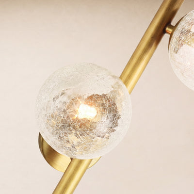 Elowen Glass Globe Wall Sconce 20"H