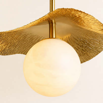 Ondine Alabaster Spherical Pendant Light