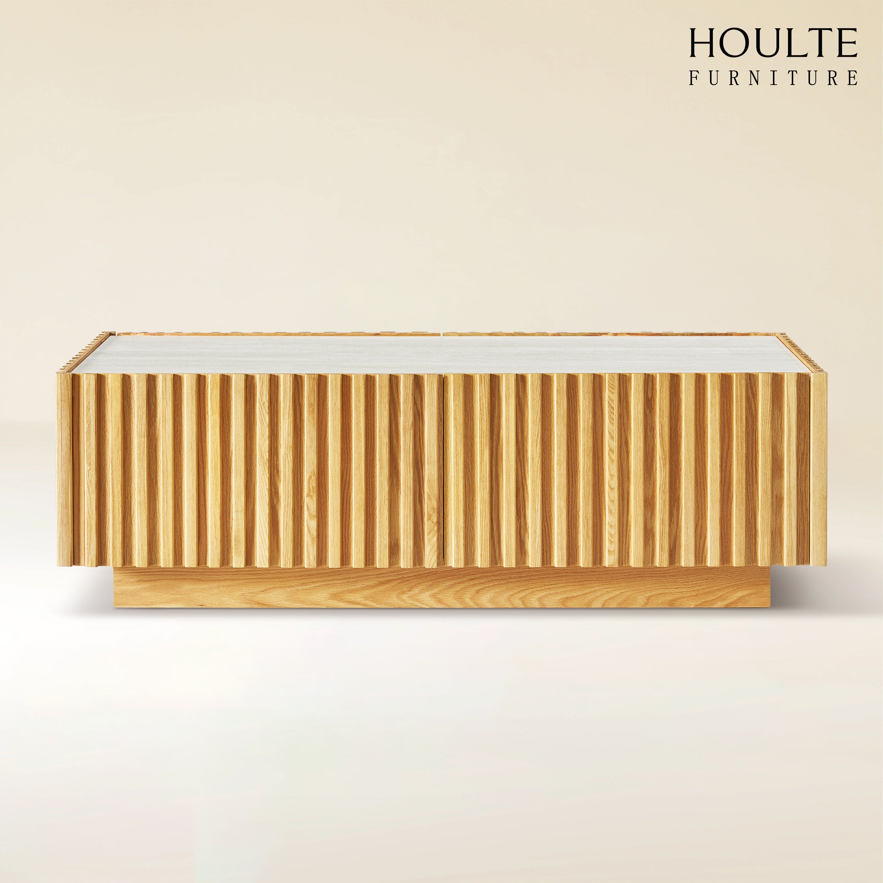 Isla Oak Rectangle Coffee Table 47"