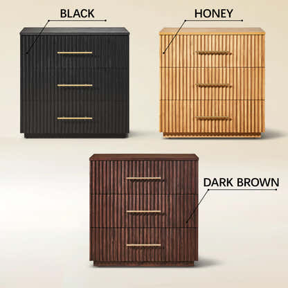 Holt 95" Oak 9-Drawer Chest(Set of 3)