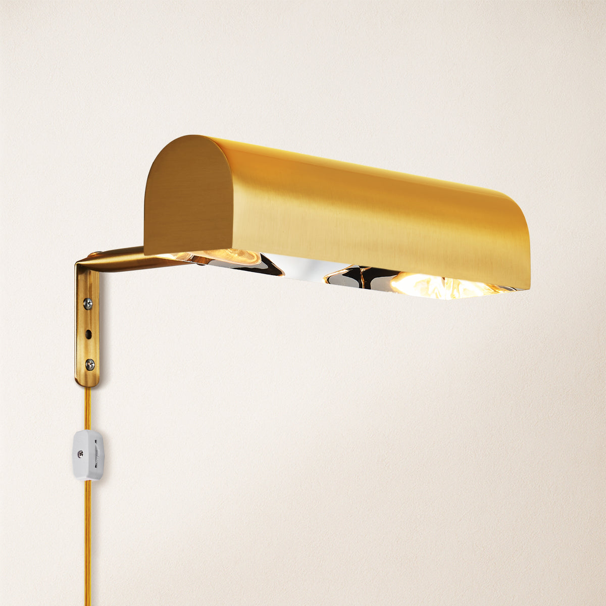 LumiArc Brass Gallery Picture Light 12"W