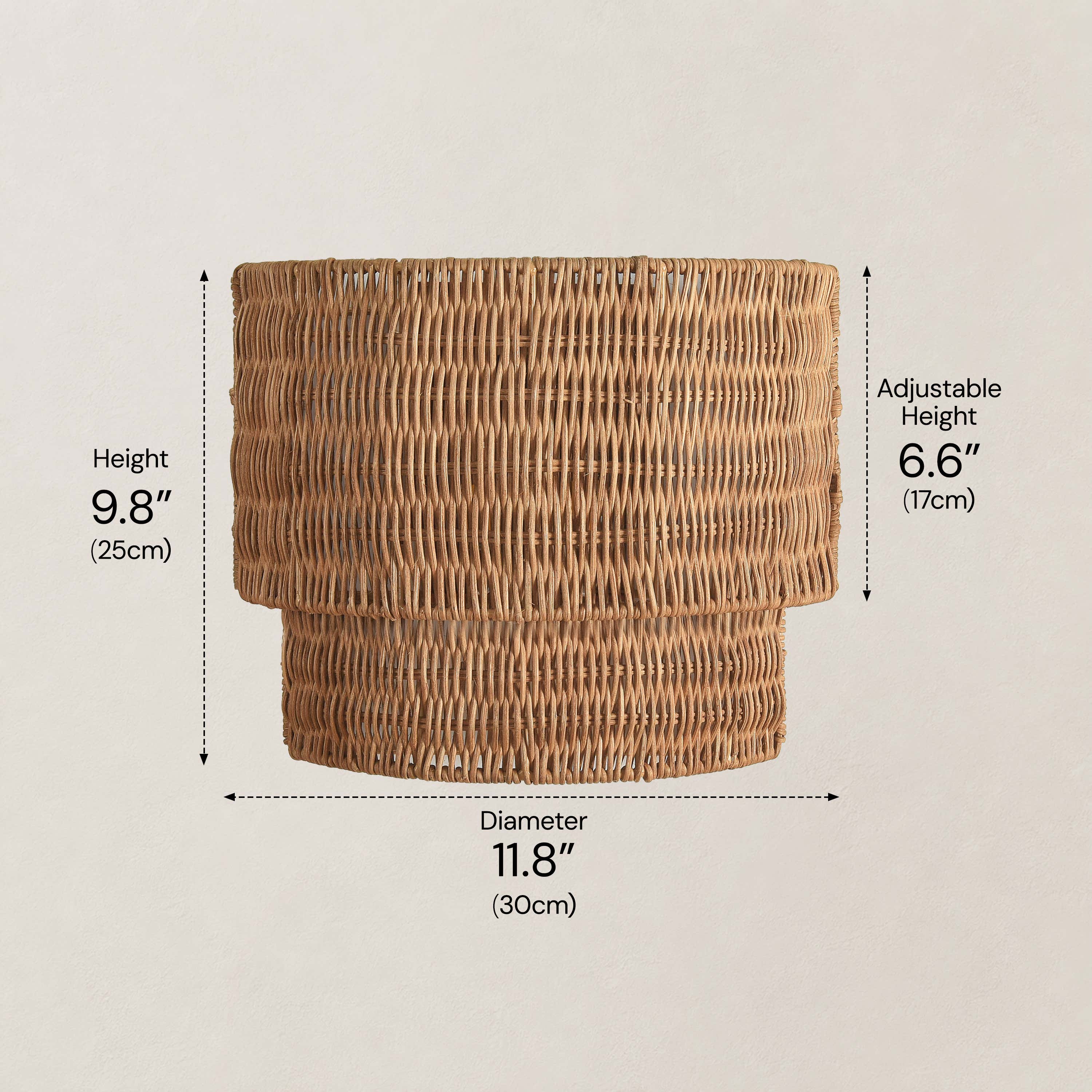 Cavana Rattan Wall Sconce