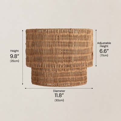 Cavana Rattan Wall Sconce#Finish_Natural