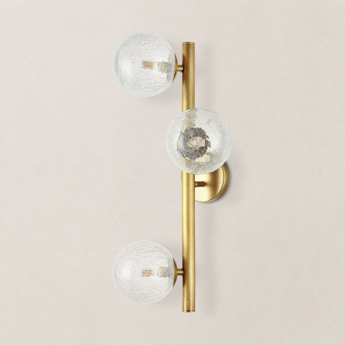 Elowen Glass Globe Wall Sconce 20"H