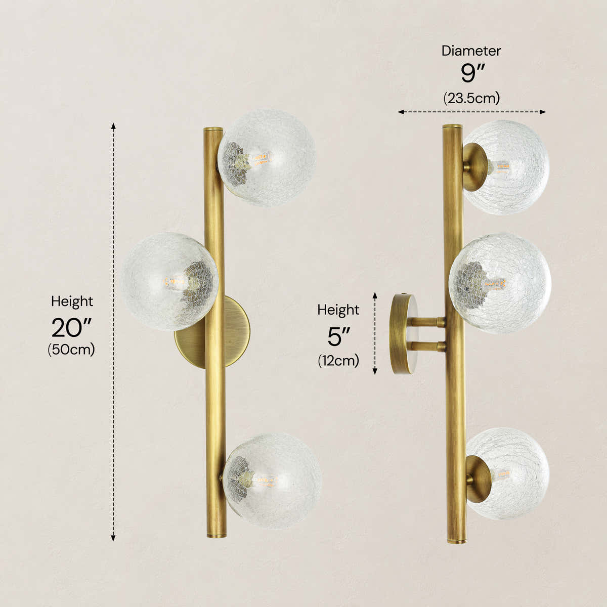 #Finish_Gold,Size_20" dimensions 1