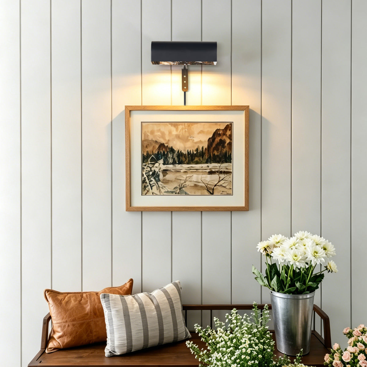 LumiArc Brass Gallery Picture Light 8.1"W