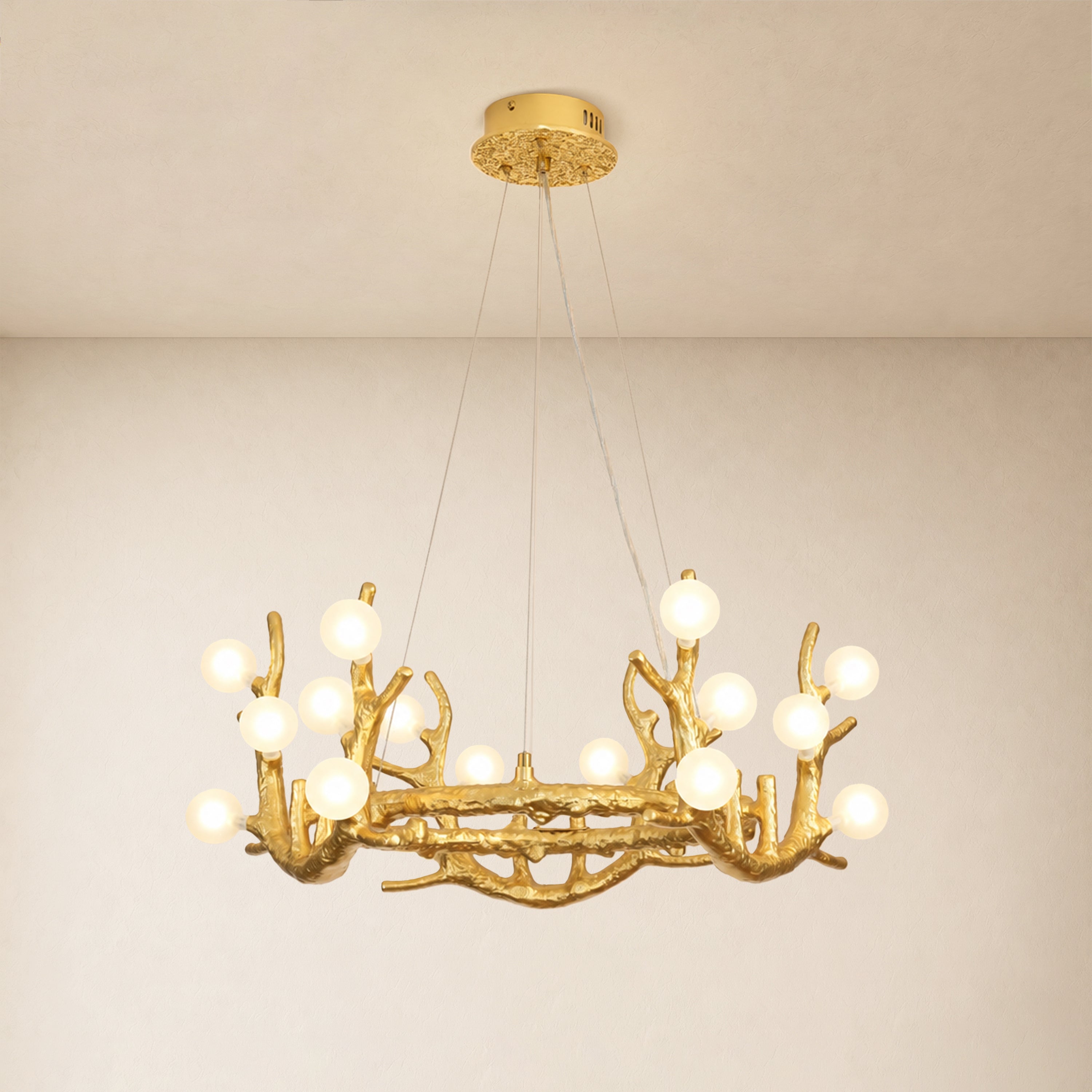 Cervia Antler Branch Chandelier 26"D