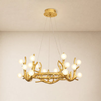 Cervia Antler Branch Chandelier 26"D