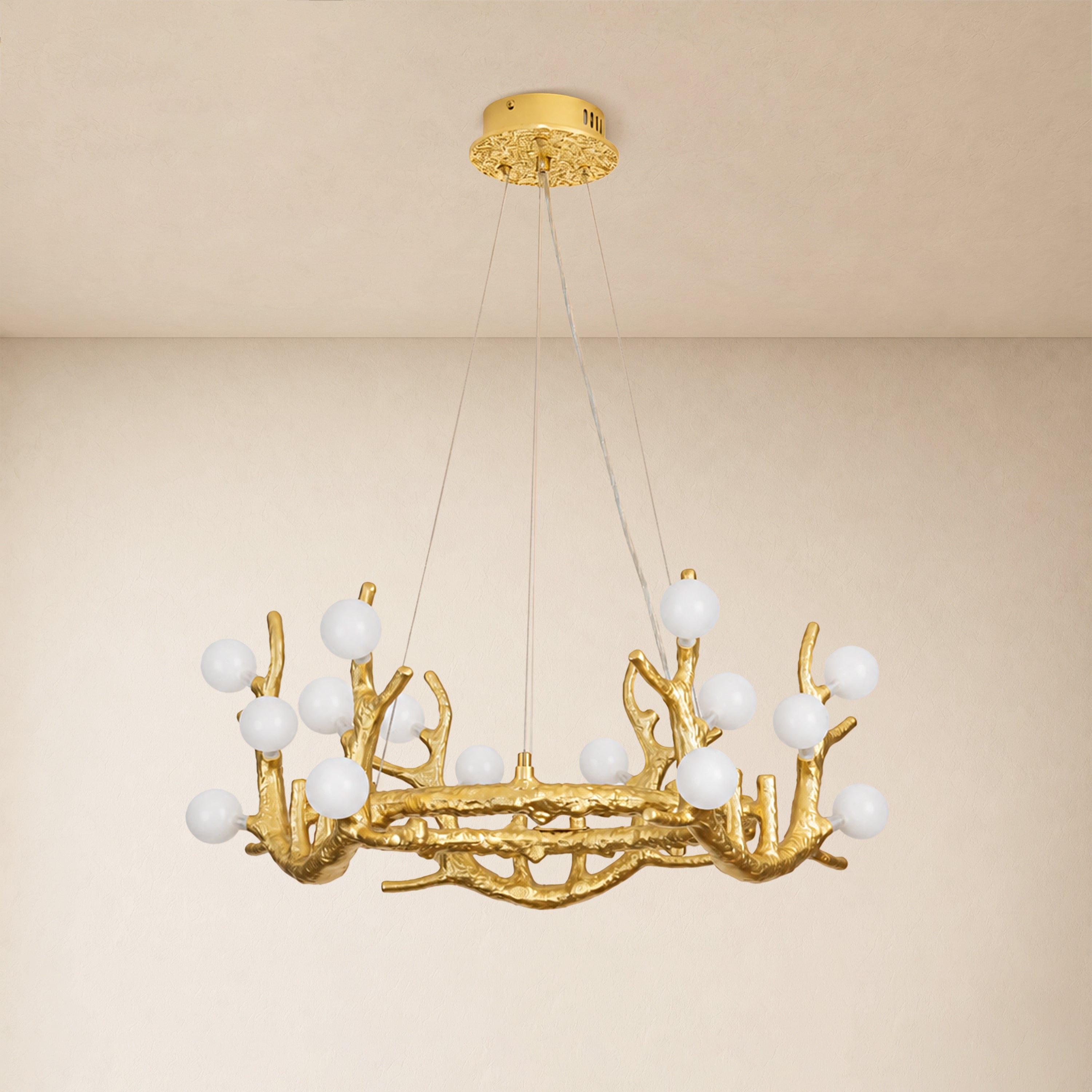 Cervia Antler Branch Chandelier 26"D