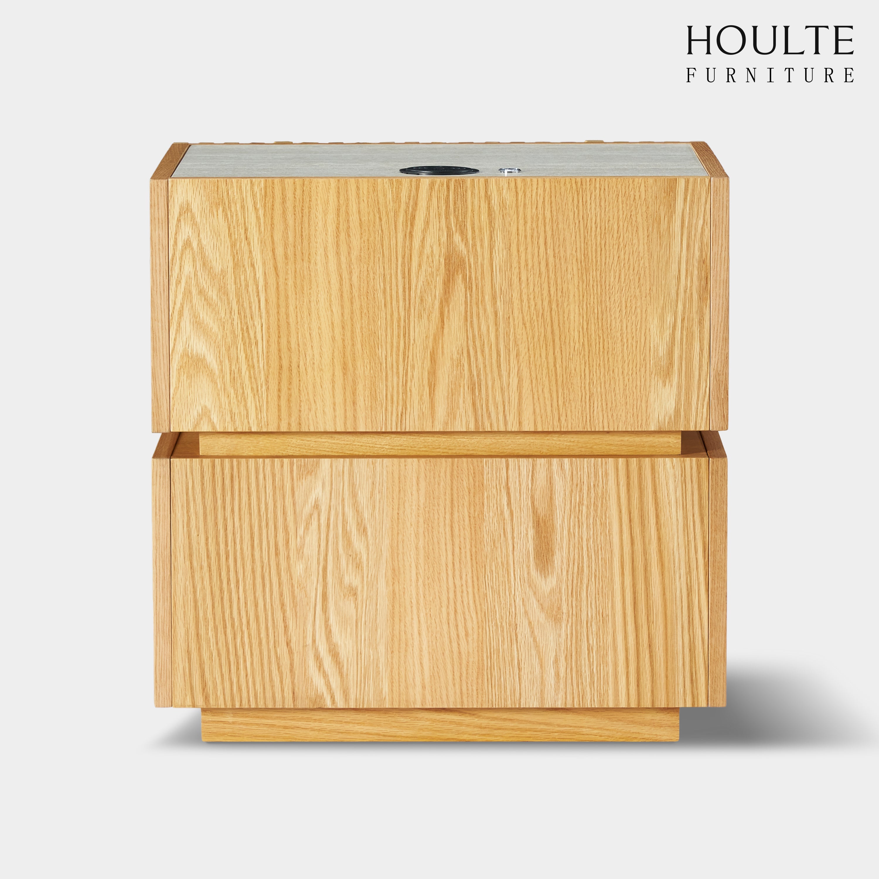 Isla Oak Media Console And Coffee Table And Nightstand