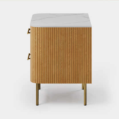 Ewan Sintered Stone Nightstand 26"W