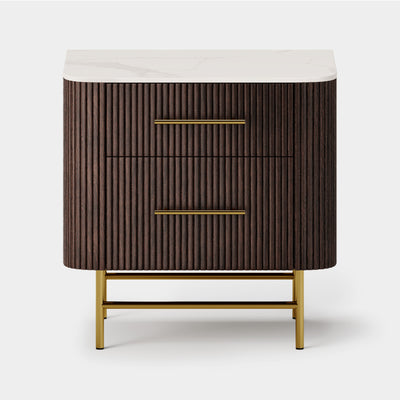 Ewan Sintered Stone Nightstand 26"W