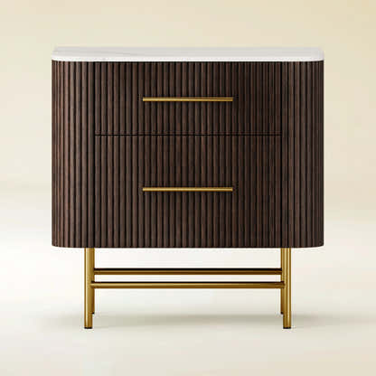 Ewan Sintered Stone Nightstand 26"W