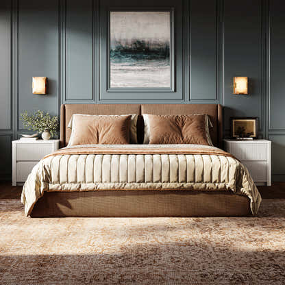 Celia Burnt Stone Nightstand 20"