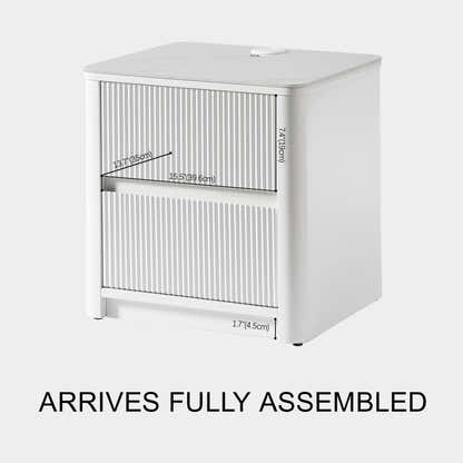 Celia Burnt Stone Nightstand 20"