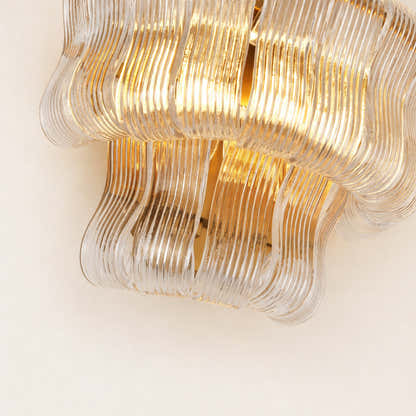 Ondalia Tiered Glass Wall Sconce