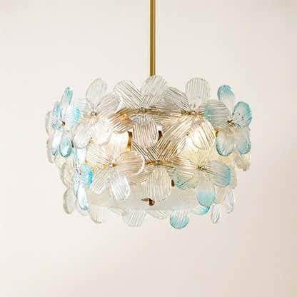 Blumea Cluster Glass Flush Mount
