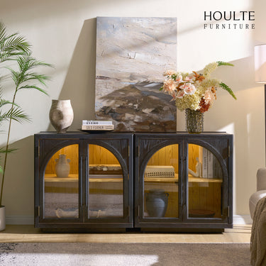 Alvar Arched Media Console（Set of 2）